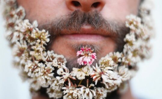 Flower Beards: Han har blommor i sitt skägg
